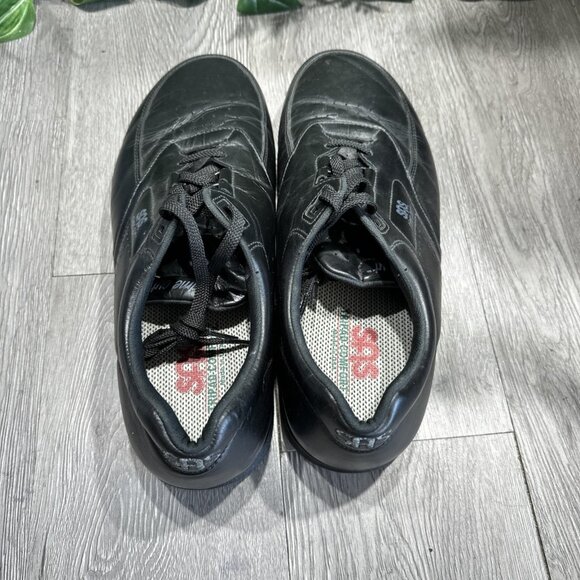 SAS Time Out Shoes Walking Diabetic Orthopedic Black Leather Mens Size 12.5 W main image 6